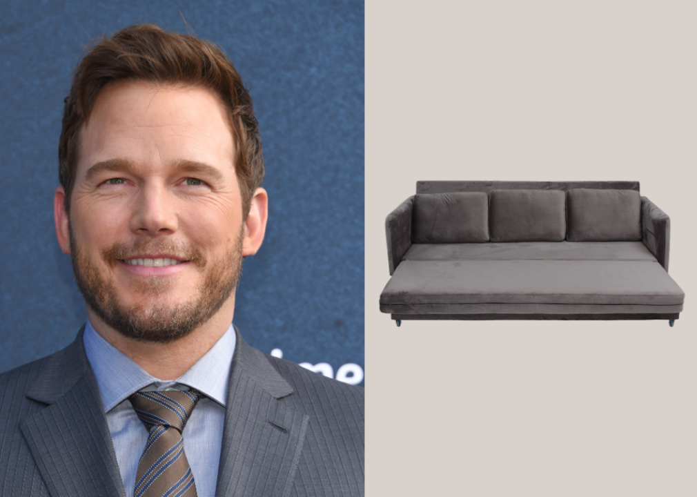 6. Chris Pratt - Pull-Out Sofa